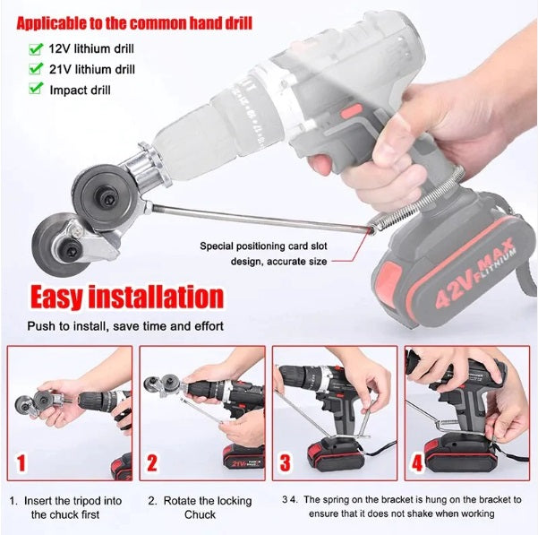 TH-Tools™ Drill Plate Cutter