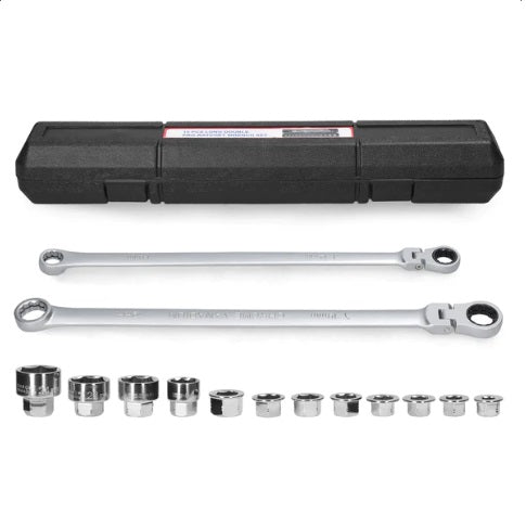 TH-Tools™ 15pcs Adjustable Ratchet Wrench Kit